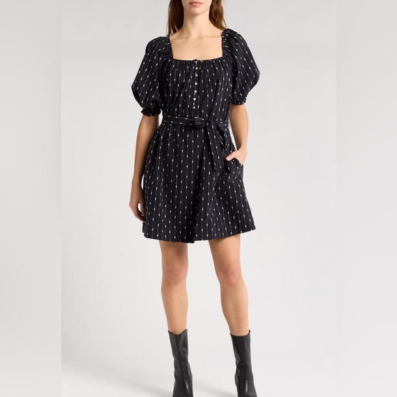 MOTHER Dresses & Skirts - MOTHER The Run Wild Dot Line Cotton Dress